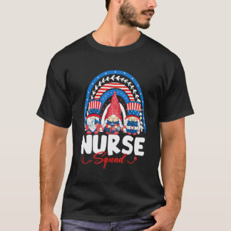 Patriottische verpleegstersploeg 4 juli luipaard r t-shirt