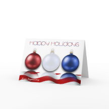 Patriottische versieringen en vlag Gelukkig Kerstk