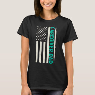 Patriottische verzorging verpleegster Zenuwen Kare T-shirt