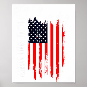 Patriottische Veteraan Leeft 22 Dagen Bewustzijns  Poster