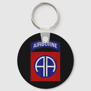 Patriottische veteraan militair verontrust 82e Air Sleutelhanger