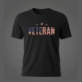 Patriottische Veteraan VS  T-shirt