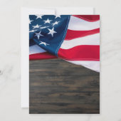 Patriottische veterancering van het leven kaart (Achterkant)