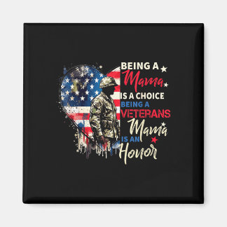 Patriottische veteranendag als moeder van een vete magneet