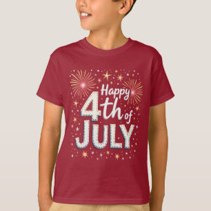 Patriottische Vibes: Sterren, Strepen & Stijl T-shirt