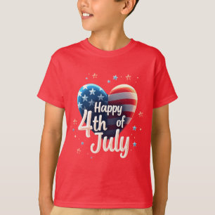 Patriottische Vibes: Sterren, Strepen & Stijl T-shirt