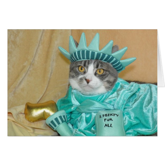 Patriottische vierde juli grijze tablet-kaart (Voorkant Horizontaal)