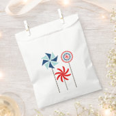 Patriottische Vierde Juli Pinwheel Favoriete Tasse Bedankzakje (Geknipt)