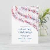 Patriottische Vierde Juli Viering Custom Kaart (Staand voorkant)