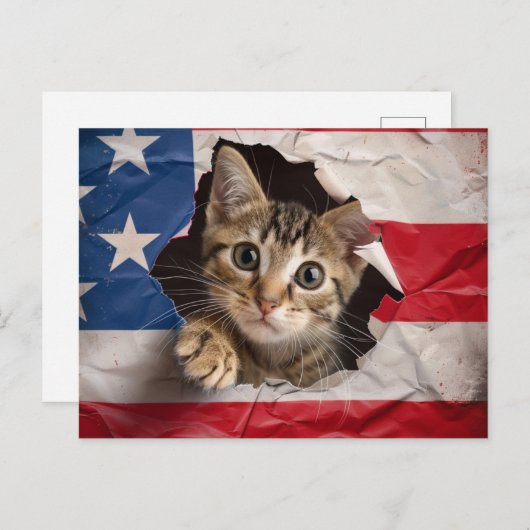 Patriottische Viering Briefkaart (Voorkant / Achterkant)