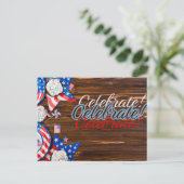 Patriottische viering briefkaart (Staand voorkant)