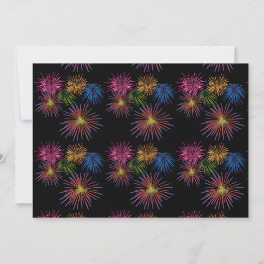 Patriottische Viering Picknick Party Honden Uitnod Kaart (Achterkant)