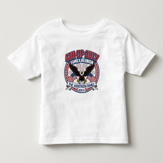 Patriottische Viering van de Dag van de Onafhankel Kinder Shirts (Voorkant)