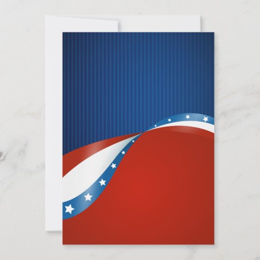 Patriottische viering van de partij van juli kaart (Achterkant)