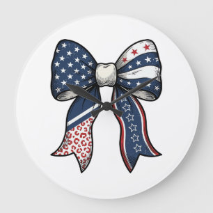 Patriottische Vintage Gegraveerde Boog Vector Ontw Grote Klok