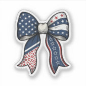 Patriottische Vintage Gegraveerde Boog Vector Ontw Sticker (Voorkant)