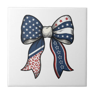 Patriottische Vintage Gegraveerde Boog Vector Ontw Tegeltje