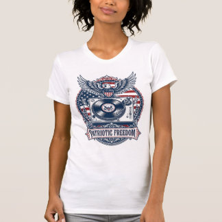 Patriottische Vinyl Collector Vector Graphic T-shi T-shirt