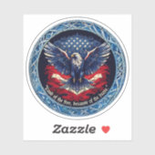 Patriottische vinyl sticker op maat (Vel)