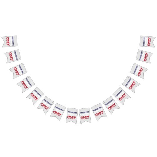 Patriottische virussen alleen sterren en Stripes U Vlaggetjes (Alle)