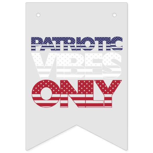 Patriottische virussen alleen sterren en Stripes U Vlaggetjes (Tweede vlag)