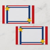 Patriottische Visitekaartjes (Voorkant / Achterkant)