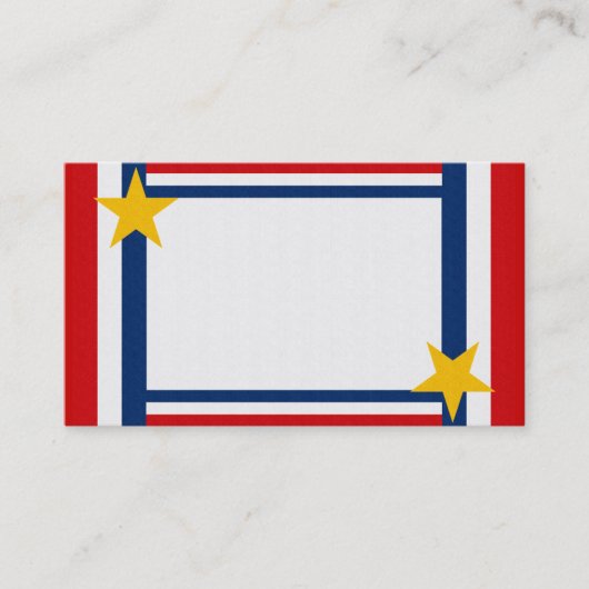 Patriottische Visitekaartjes (Voorkant)