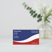 Patriottische Visitekaartjes (Staand voorkant)