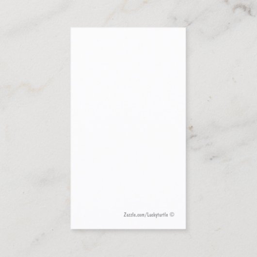 Patriottische Visitekaartjes (Achterkant)