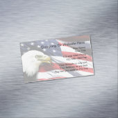 Patriottische Visitekaartjes magneten (Voorbeeld)