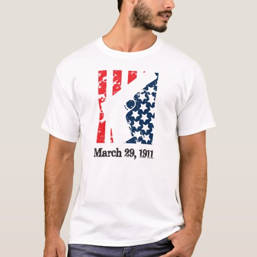 Patriottische vlag 1911 t-shirt (Voorkant)