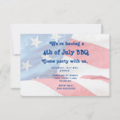 Patriottische Vlag 4 juli Partij Kaart (Achterkant)