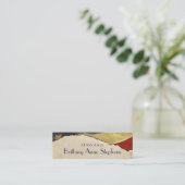 Patriottische Vlag Afstuderen Naam Invoegen Contactkaartje (Staand voorkant)