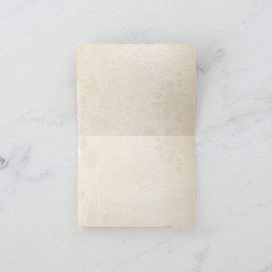 Patriottische  vlag bedankkaart (Binnen)