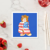 Patriottische vlag Beer Servetten (Insitu)