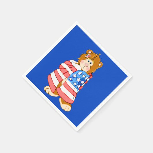 Patriottische vlag Beer Servetten (Hoek)