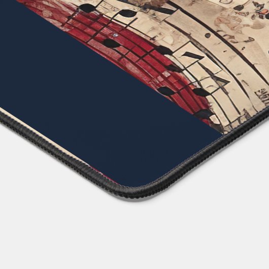 Patriottische vlag bureaumat (Hoek)