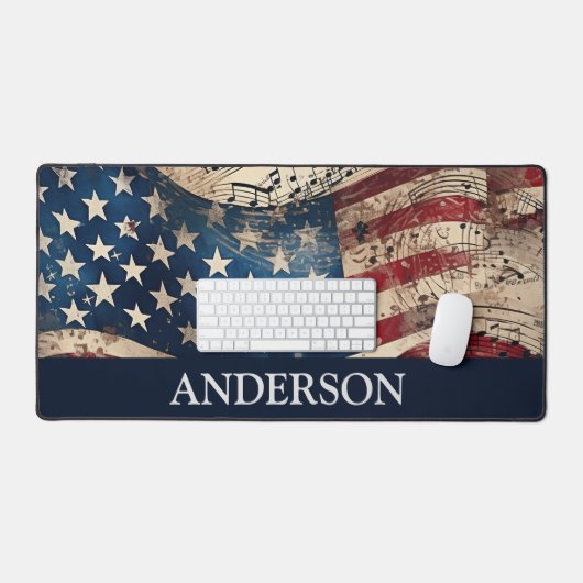 Patriottische vlag bureaumat (Keyboard & Muis)