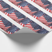 Patriottische vlag cadeaupapier (Hoek)