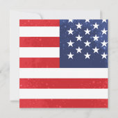 Patriottische vlag Dag van de Arbeid Zomer Barbecu Kaart (Achterkant)