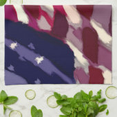 Patriottische vlag Dishtowl Theedoek (Gevouwen)