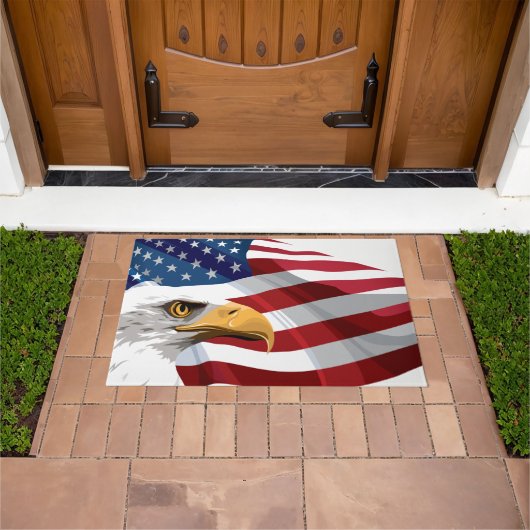 Patriottische vlag Doormat Deurmat (Buiten)