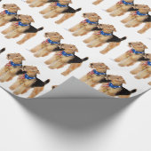 Patriottische Vlag Duo Cadeaupapier (Hoek)