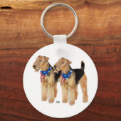 Patriottische vlag Duo Sleutelhanger (Voorkant)