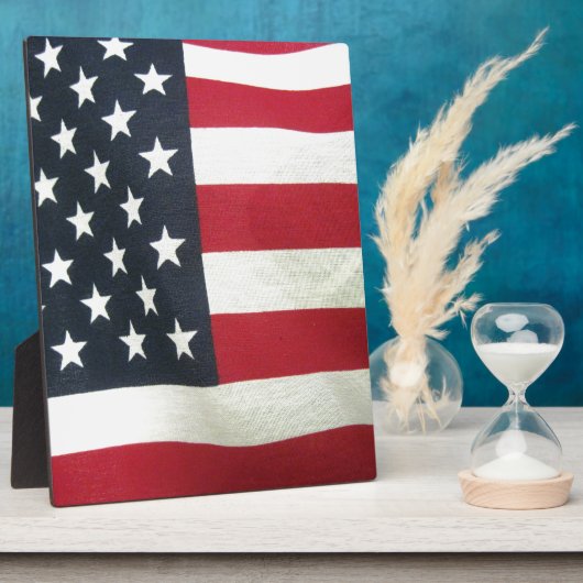 Patriottische vlag fotoplaat (Zijkant)