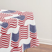Patriottische Vlag Juli 4th Tafelkleed (Voorbeeld)