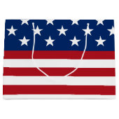 Patriottische vlag juli Vierde grote cadeau Large Cadeautasje (Voorkant)