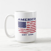 Patriottische  vlag koffiemok (Links)
