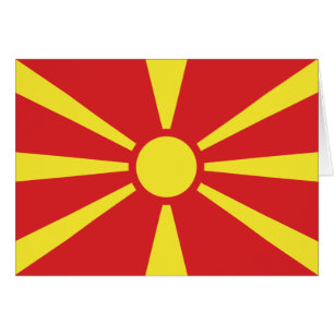 Patriottische vlag Noord-Macedonië