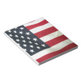 Patriottische vlag notitieblok (Schuin)